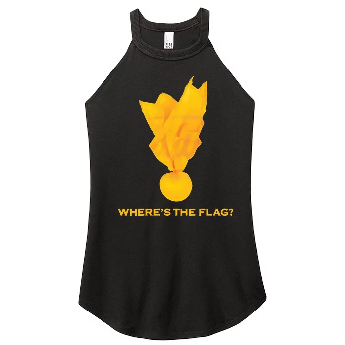 Wheres The Flag Football Penalty Flag Women’s Perfect Tri Rocker Tank