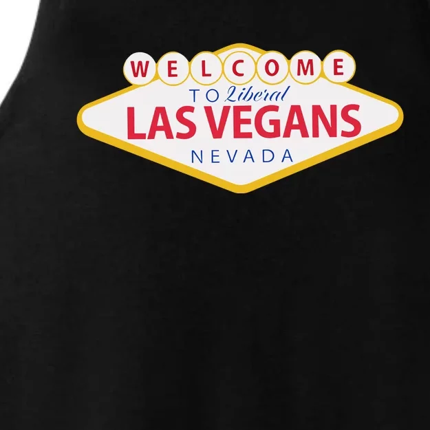 Welcome To Fabulous Las Vegas Nevada Ladies Tri-Blend Wicking Tank