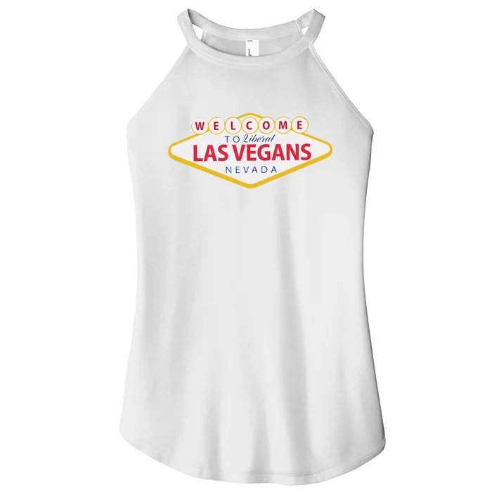 Welcome To Fabulous Las Vegas Nevada Women’s Perfect Tri Rocker Tank