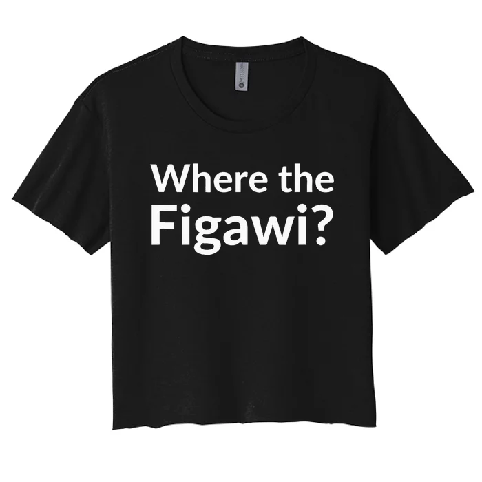 Where The Figawi Women's Crop Top Tee