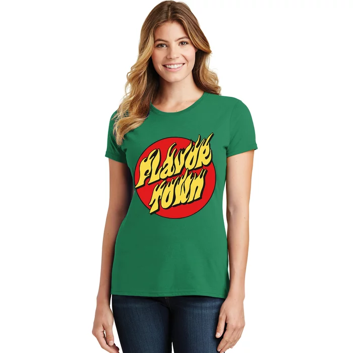 Welcome To Flavortown Mayor Of Flavor Town Funny Meme Women's T-Shirt