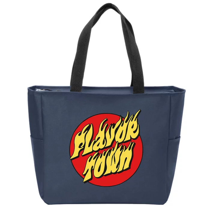 Welcome To Flavortown Mayor Of Flavor Town Funny Meme Zip Tote Bag