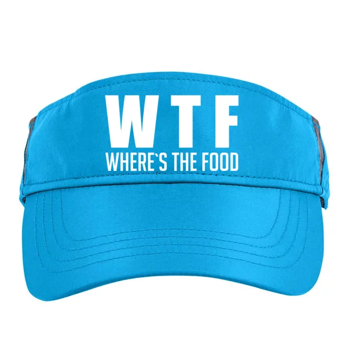 Wheres The Food Gift Funny Wtf Gift Adult Drive Performance Visor