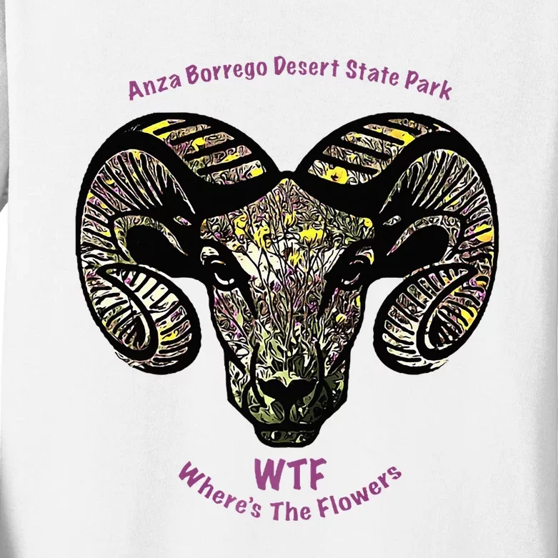 WhereS The Flowers Kids Long Sleeve Shirt