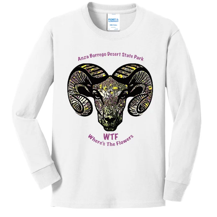 WhereS The Flowers Kids Long Sleeve Shirt