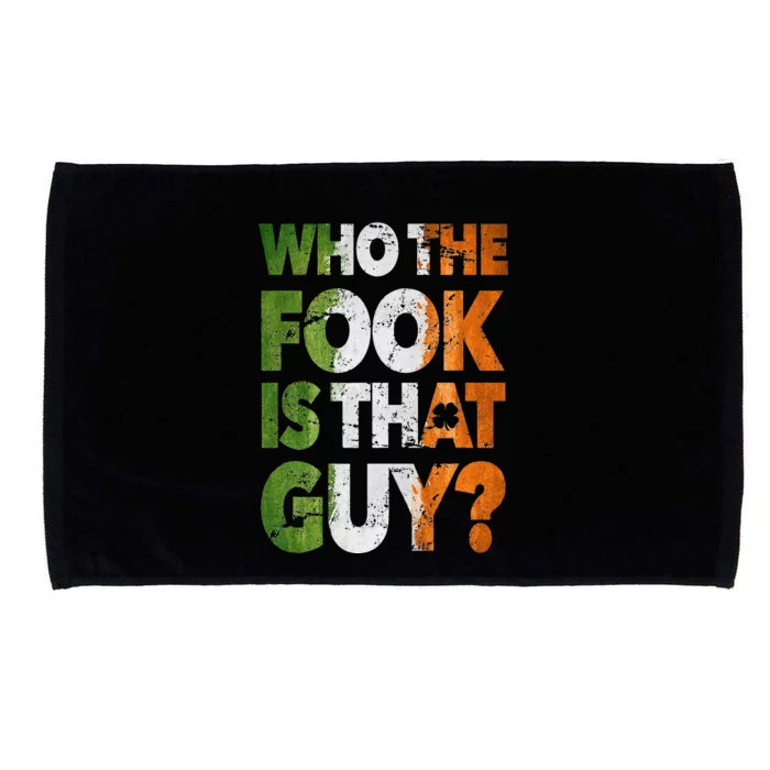 Who The Fook Is That Guy Funny For Boxing Match Microfiber Hand Towel