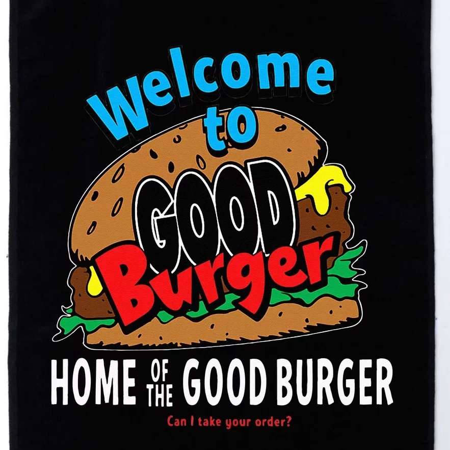 Welcome To Good Burger Can I Take Your Order Platinum Collection Golf Towel