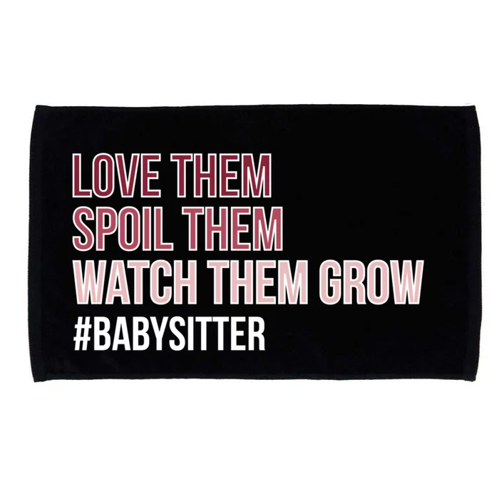 Watch Them Grow Sitter Sitting Cool Gift Microfiber Hand Towel