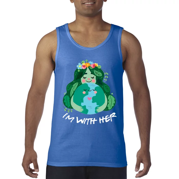 Wear This Green Eco Save The Planet Protect Trees Nature Cute Gift Tank Top