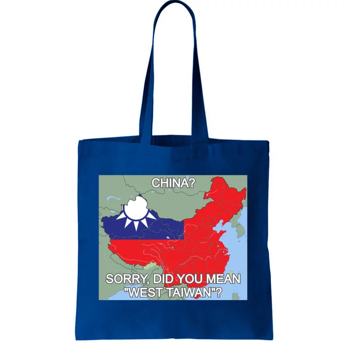 West Taiwan Great Gift Taiwan Map West Taiwan Cool Gift Tote Bag