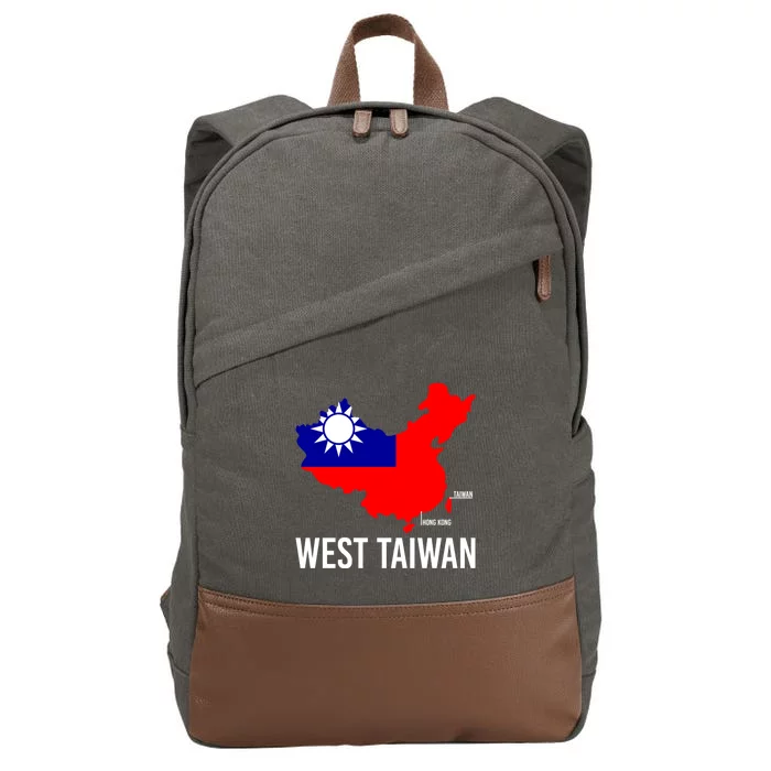 West Taiwan Gift Cotton Canvas Backpack