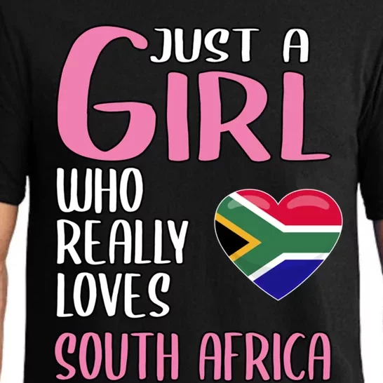 Wo Travel Gift Just A Who Really Loves South Africa Gift Pajama Set