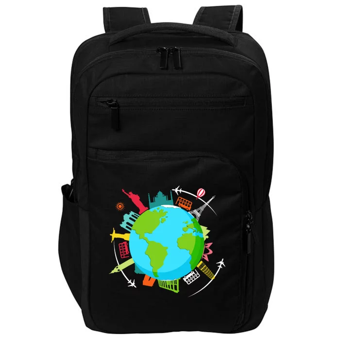 World Traveler Gifts For International World Travelers Impact Tech Backpack