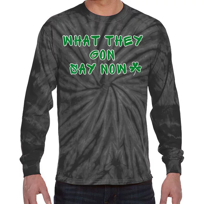 What They Gon Say Now What They Gonna Say Now Basketball Tie-Dye Long Sleeve Shirt