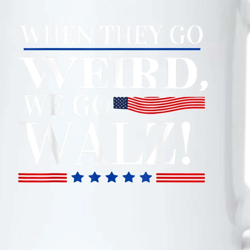 When They Go Weird We Go Walz President Kamala Harris Walz Black Color Changing Mug