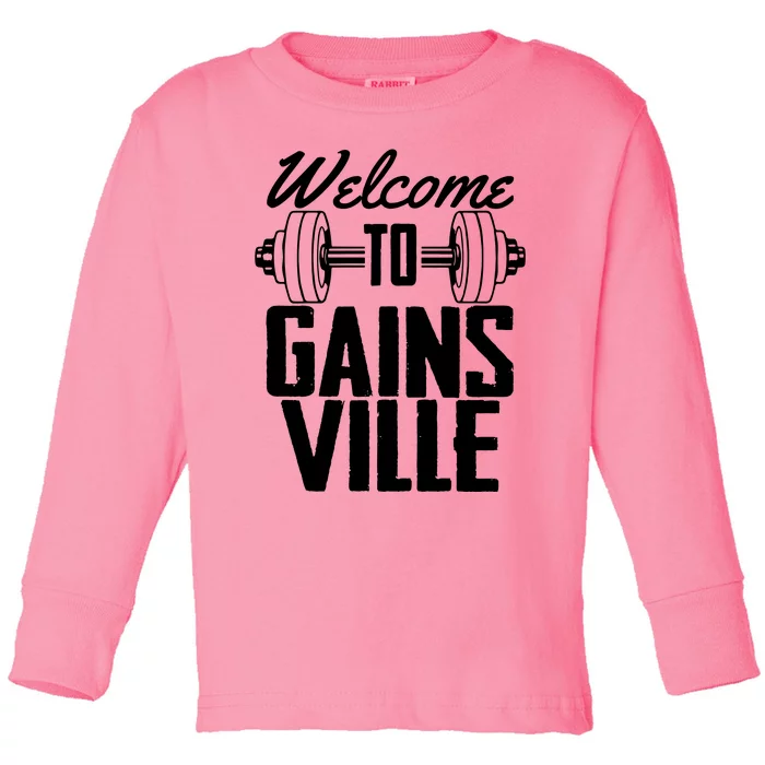 Welcome To Gainesville Toddler Long Sleeve Shirt