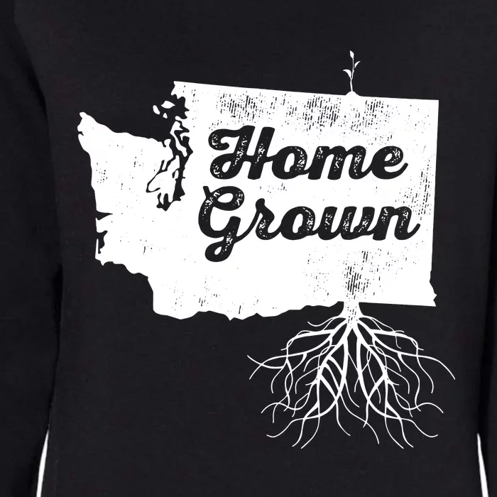 Washington T Home Grown Roots Wa State Pride Womens California Wash Sweatshirt