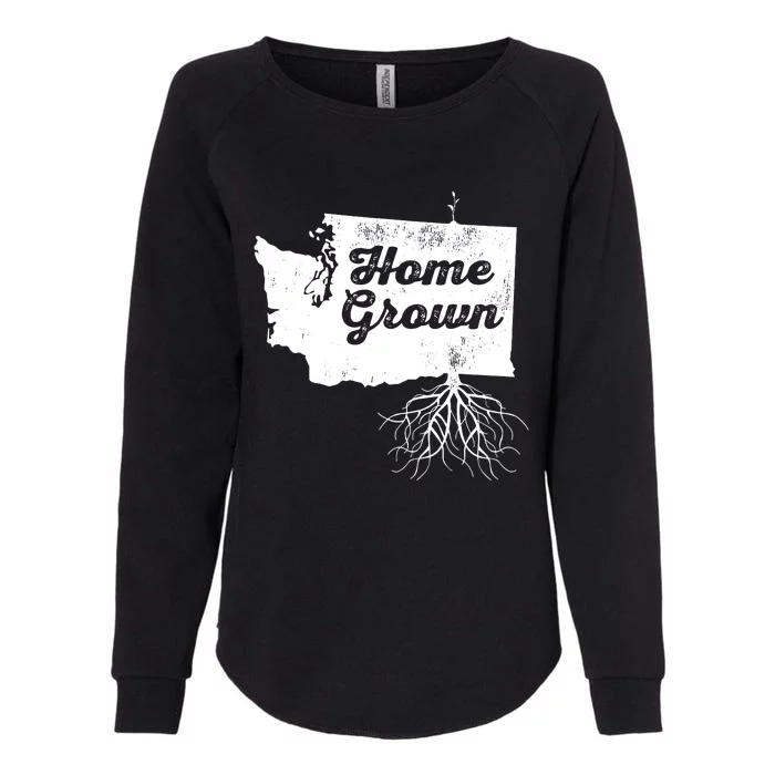 Washington T Home Grown Roots Wa State Pride Womens California Wash Sweatshirt