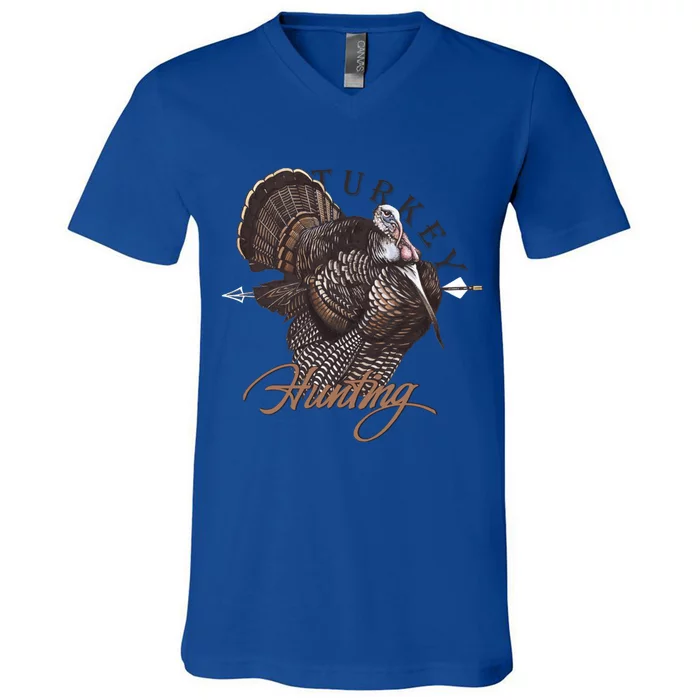 Wild Turkey Hunting Gift V-Neck T-Shirt