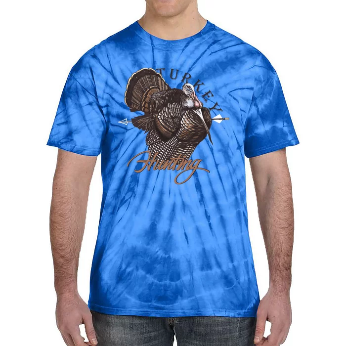 Wild Turkey Hunting Gift Tie-Dye T-Shirt