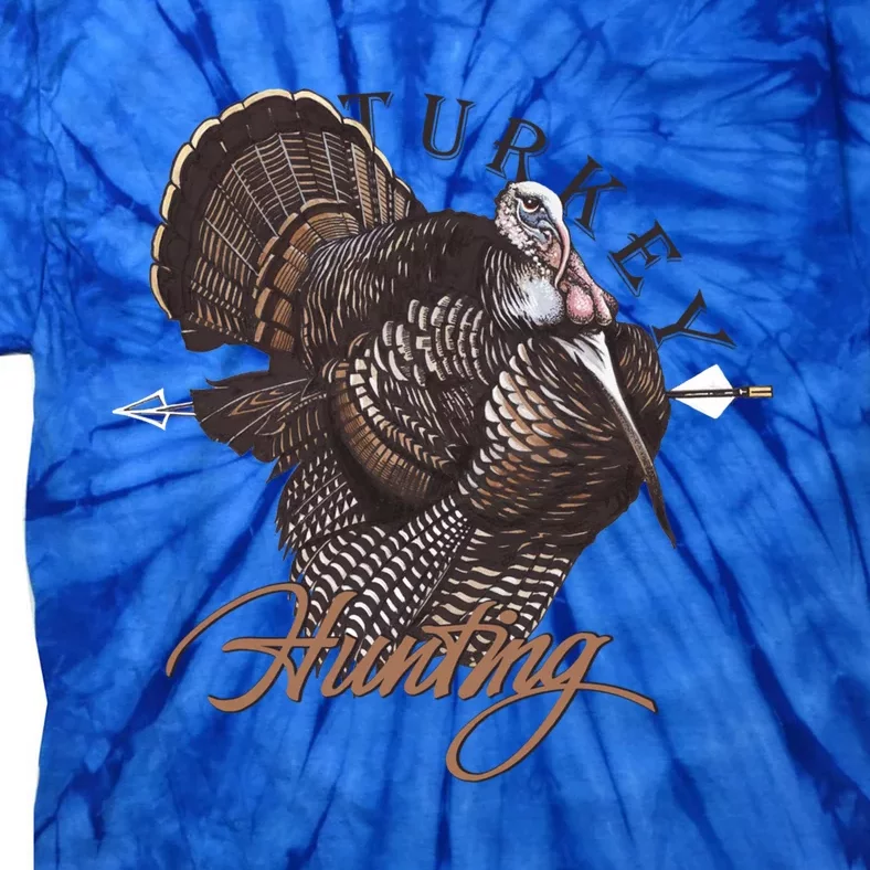 Wild Turkey Hunting Gift Tie-Dye T-Shirt