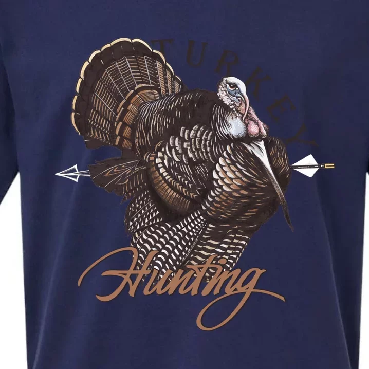 Wild Turkey Hunting Gift Sueded Cloud Jersey T-Shirt