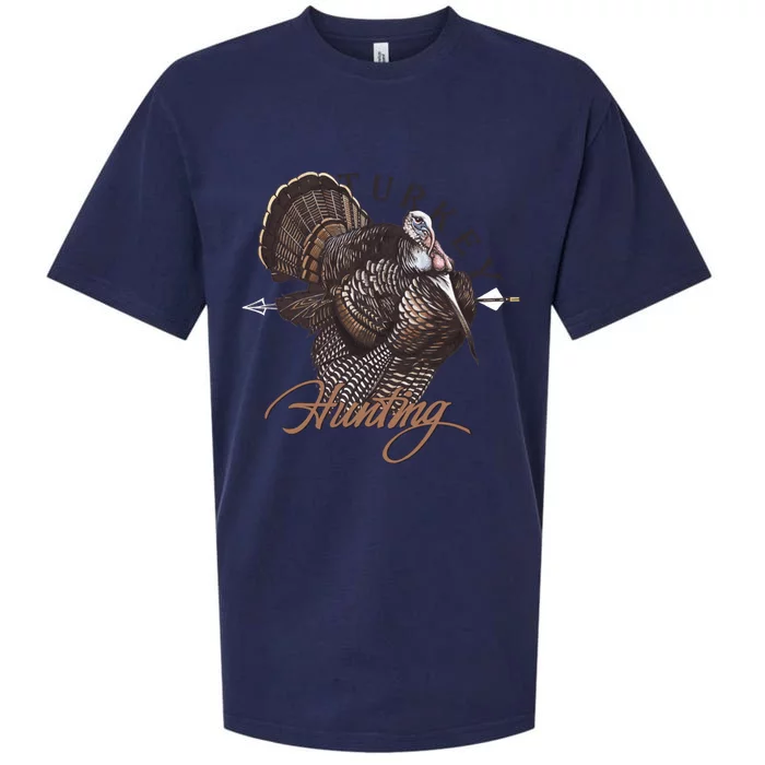 Wild Turkey Hunting Gift Sueded Cloud Jersey T-Shirt