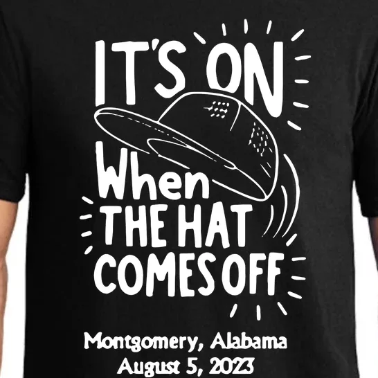 When The Hat Comes Montgomery Brawl Riverfront Montgomery Alabama Pajama Set