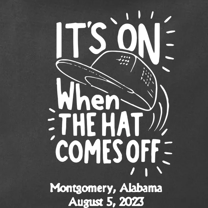 When The Hat Comes Montgomery Brawl Riverfront Montgomery Alabama Zip Tote Bag