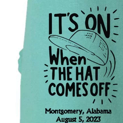 When The Hat Comes Montgomery Brawl Riverfront Montgomery Alabama Doggie 3-End Fleece Hoodie