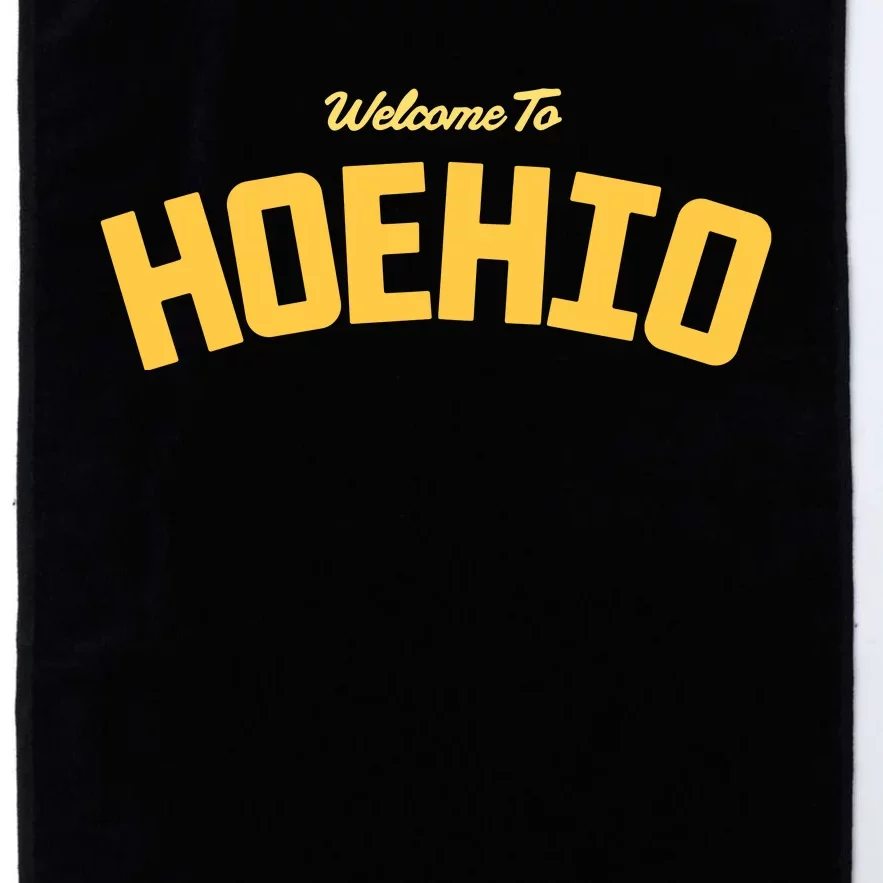 Welcome To Hoehio Platinum Collection Golf Towel