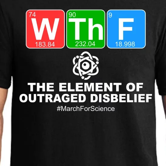 WTHF WTF The Element of Outraged Disbelief March For Science Pajama Set