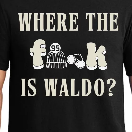 Where The Is W.A.L.D.O Pajama Set