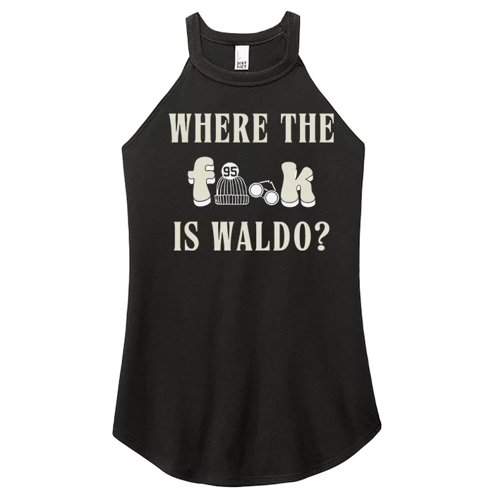 Where The Is W.A.L.D.O Women’s Perfect Tri Rocker Tank