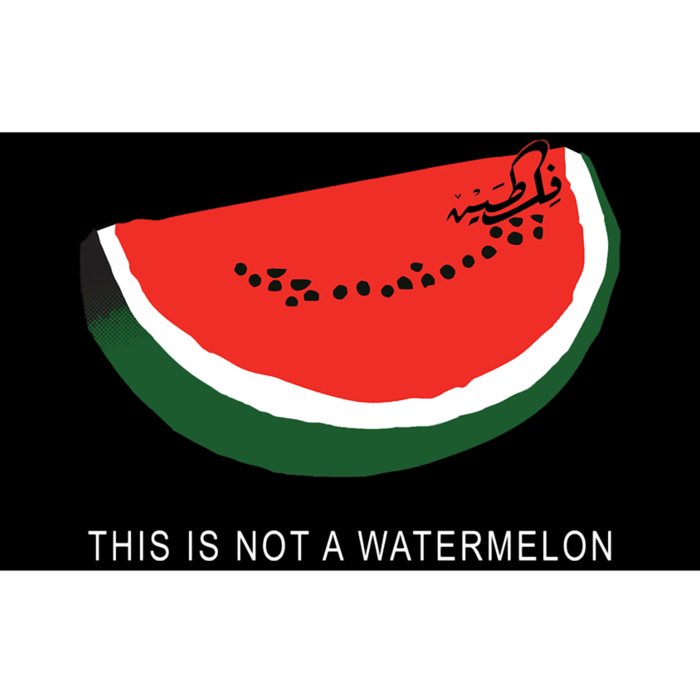 Watermelon This Is Not A Watermelon Palestine Collection Bumper Sticker