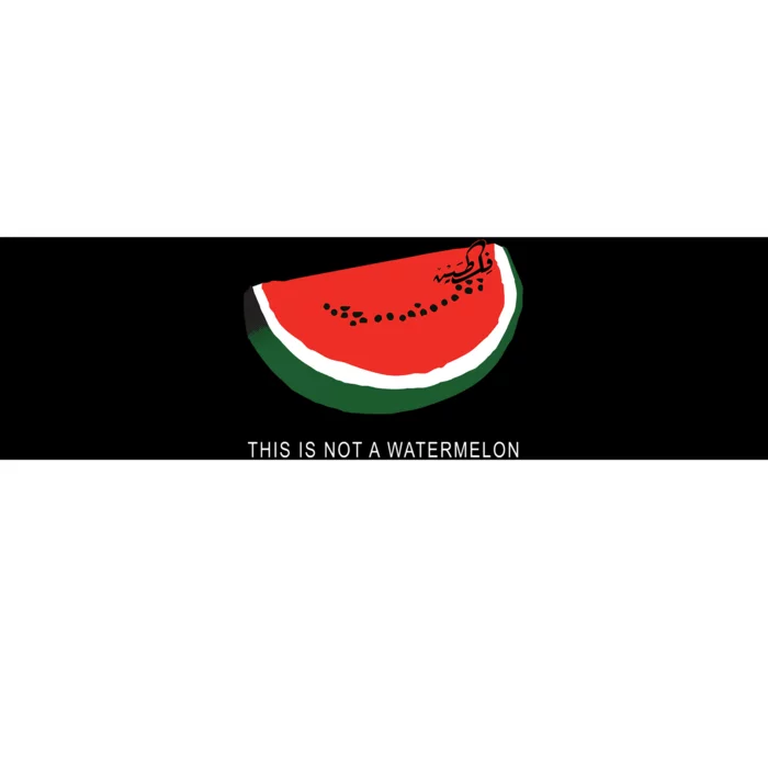 Watermelon This Is Not A Watermelon Palestine Collection Bumper Sticker