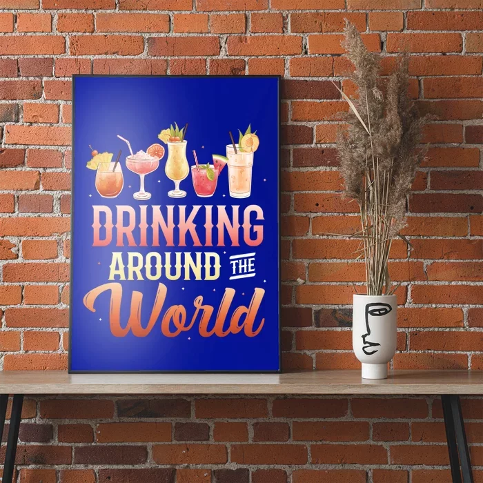 World Tour Ing Around The World Gift Poster