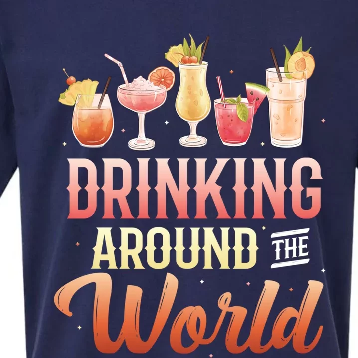 World Tour Ing Around The World Gift Sueded Cloud Jersey T-Shirt