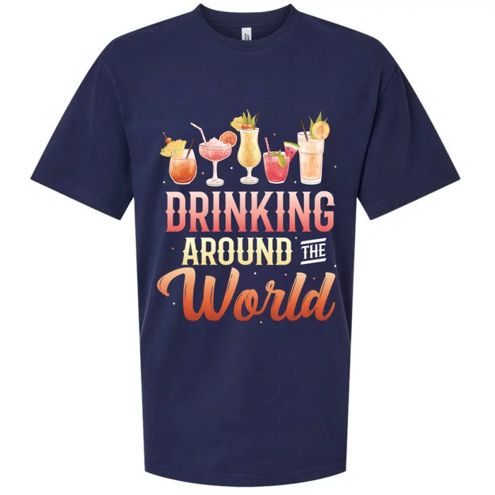 World Tour Ing Around The World Gift Sueded Cloud Jersey T-Shirt