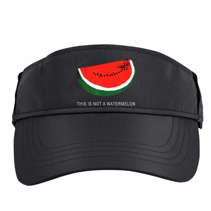 Watermelon This Is Not A Watermelon Palestine Collection Adult Drive Performance Visor