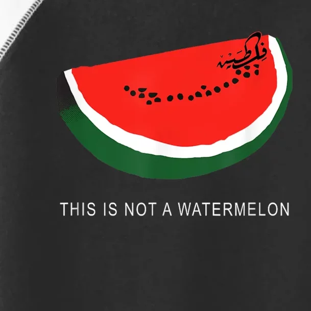 Watermelon This Is Not A Watermelon Palestine Collection Toddler Fine Jersey T-Shirt