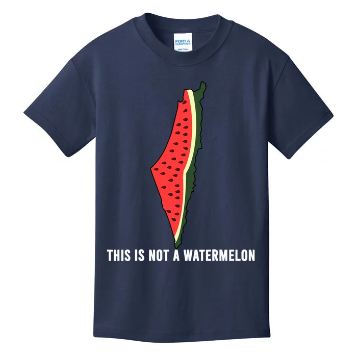 Watermelon This Is Not A Watermelon Palestine Collection Kids T-Shirt