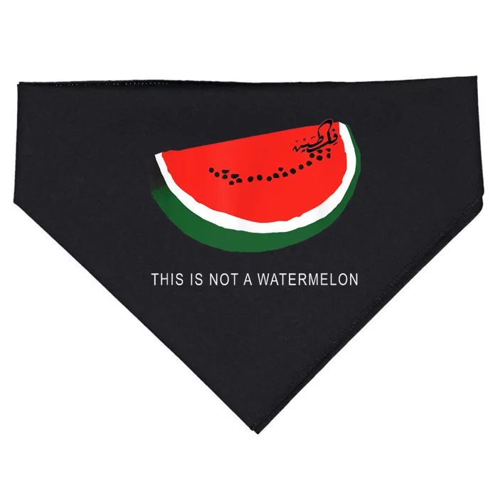 Watermelon This Is Not A Watermelon Palestine Collection USA-Made Doggie Bandana