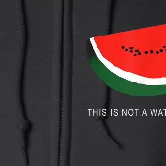 Watermelon This Is Not A Watermelon Palestine Collection Full Zip Hoodie