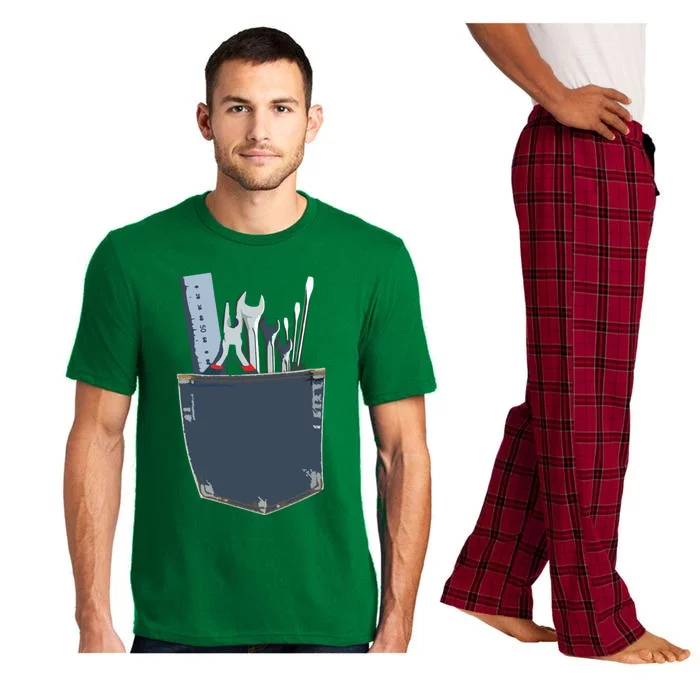 Work Tools In My Pocket Funny Mechanical Engineer Pajama Set