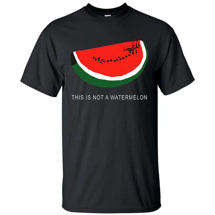 Watermelon 'This is Not a Watermelon' Palestine Collection Tall T-Shirt