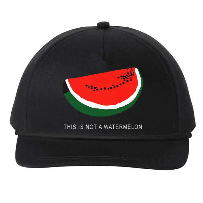 Watermelon 'This is Not a Watermelon' Palestine Collection Snapback Five-Panel Rope Hat