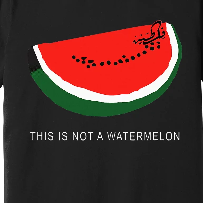 Watermelon 'This is Not a Watermelon' Palestine Collection Premium T-Shirt