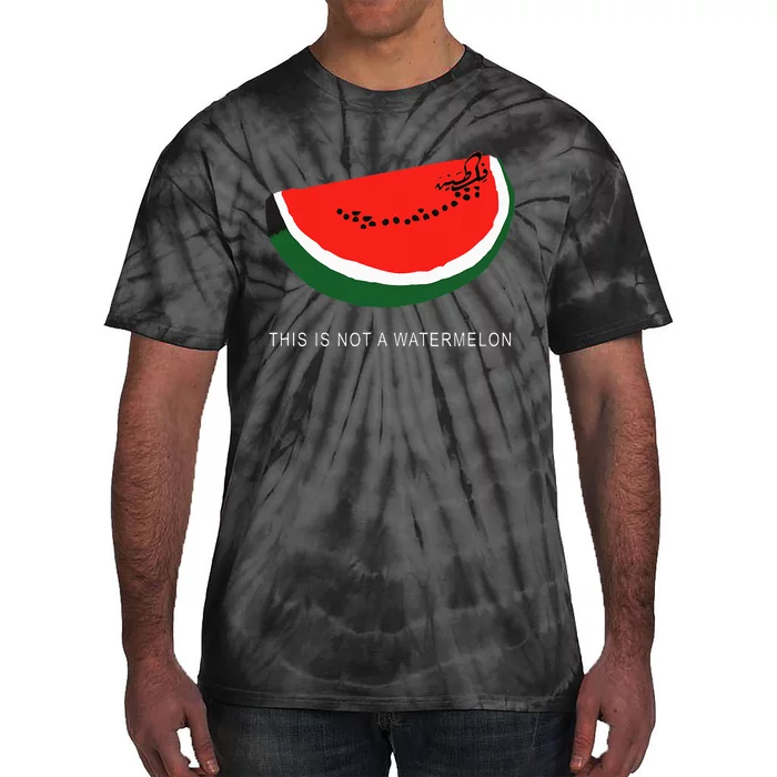 Watermelon 'This is Not a Watermelon' Palestine Collection Tie-Dye T-Shirt