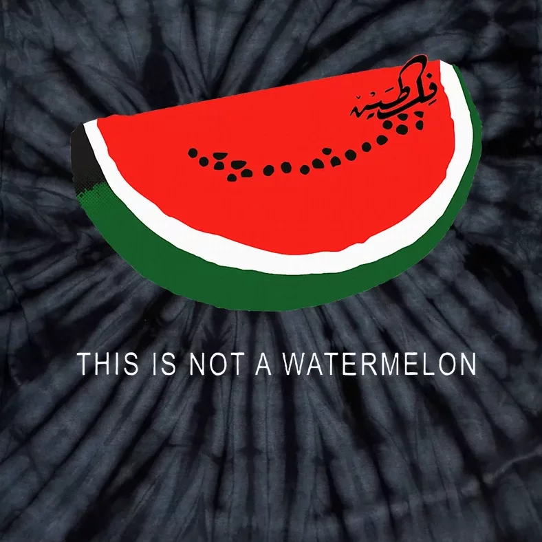 Watermelon 'This is Not a Watermelon' Palestine Collection Tie-Dye T-Shirt